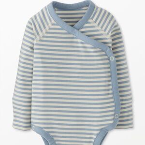 Hanna Andersson Baby Layette Bodysuit – Blue – Size 12-18 months